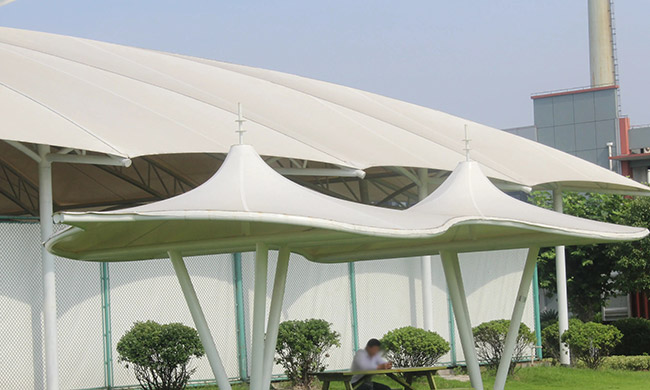 為什么休閑廣場喜愛用黑龍江膜結(jié)構(gòu)？