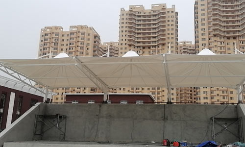 黑龍江張拉膜景觀棚建設，打造獨特自然之美